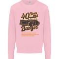 40 Year Old Banger Birthday 40th Year Old Mens Sweatshirt Jumper Light Pink