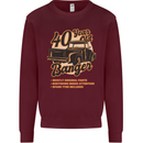 40 Year Old Banger Birthday 40th Year Old Mens Sweatshirt Jumper Maroon