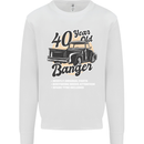 40 Year Old Banger Birthday 40th Year Old Mens Sweatshirt Jumper White