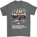 40 Year Old Banger Birthday 40th Year Old Mens T-Shirt 100% Cotton Charcoal