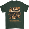 40 Year Old Banger Birthday 40th Year Old Mens T-Shirt 100% Cotton Forest Green