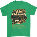 40 Year Old Banger Birthday 40th Year Old Mens T-Shirt 100% Cotton Irish Green