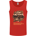 40 Year Old Banger Birthday 40th Year Old Mens Vest Tank Top Red