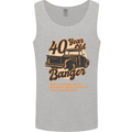 40 Year Old Banger Birthday 40th Year Old Mens Vest Tank Top Sports Grey
