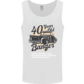 40 Year Old Banger Birthday 40th Year Old Mens Vest Tank Top White