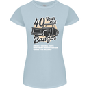 40 Year Old Banger Birthday 40th Year Old Womens Petite Cut T-Shirt Light Blue