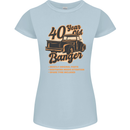 40 Year Old Banger Birthday 40th Year Old Womens Petite Cut T-Shirt Light Blue