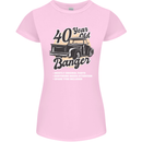 40 Year Old Banger Birthday 40th Year Old Womens Petite Cut T-Shirt Light Pink