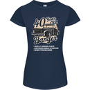 40 Year Old Banger Birthday 40th Year Old Womens Petite Cut T-Shirt Navy Blue