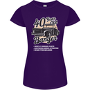 40 Year Old Banger Birthday 40th Year Old Womens Petite Cut T-Shirt Purple