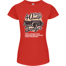 40 Year Old Banger Birthday 40th Year Old Womens Petite Cut T-Shirt Red