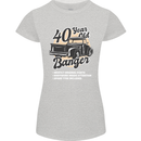 40 Year Old Banger Birthday 40th Year Old Womens Petite Cut T-Shirt Sports Grey