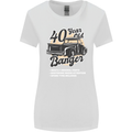 40 Year Old Banger Birthday 40th Year Old Womens Wider Cut T-Shirt White
