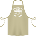 40 Year Wedding Anniversary 40th Funny Wife Cotton Apron 100% Organic Khaki