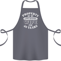 40 Year Wedding Anniversary 40th Funny Wife Cotton Apron 100% Organic Steel