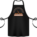 40th Birthday 40 Year Old Ageometer Funny Cotton Apron 100% Organic Black