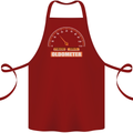 40th Birthday 40 Year Old Ageometer Funny Cotton Apron 100% Organic Maroon