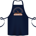 40th Birthday 40 Year Old Ageometer Funny Cotton Apron 100% Organic Navy Blue