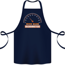 40th Birthday 40 Year Old Ageometer Funny Cotton Apron 100% Organic Navy Blue