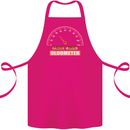 40th Birthday 40 Year Old Ageometer Funny Cotton Apron 100% Organic Pink