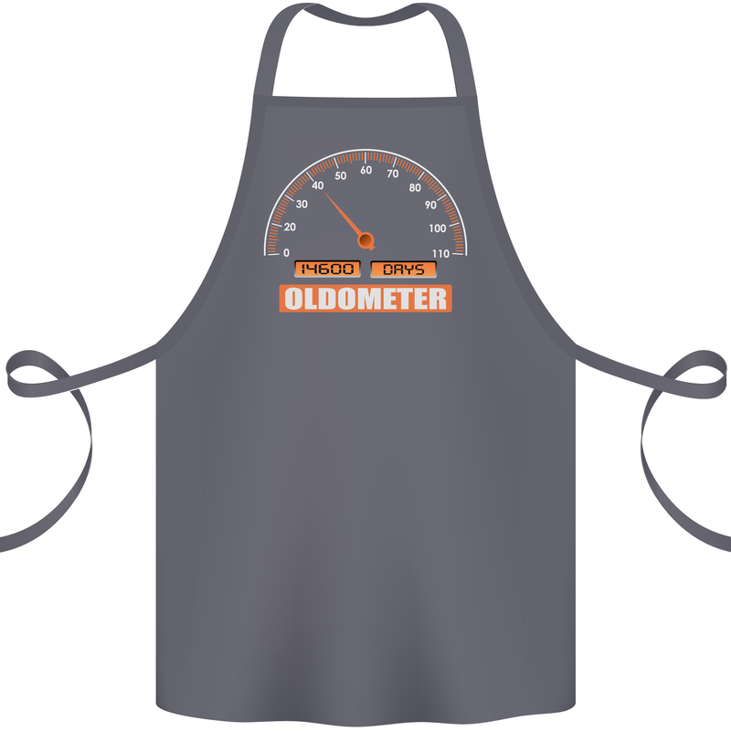 40th Birthday 40 Year Old Ageometer Funny Cotton Apron 100% Organic Steel