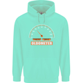 40th Birthday 40 Year Old Ageometer Funny Mens 80% Cotton Hoodie Peppermint