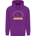 40th Birthday 40 Year Old Ageometer Funny Mens 80% Cotton Hoodie Purple
