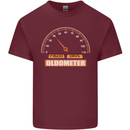 40th Birthday 40 Year Old Ageometer Funny Mens Cotton T-Shirt Tee Top Maroon