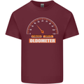 40th Birthday 40 Year Old Ageometer Funny Mens Cotton T-Shirt Tee Top Maroon
