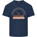 40th Birthday 40 Year Old Ageometer Funny Mens Cotton T-Shirt Tee Top Navy Blue