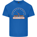 40th Birthday 40 Year Old Ageometer Funny Mens Cotton T-Shirt Tee Top Royal Blue