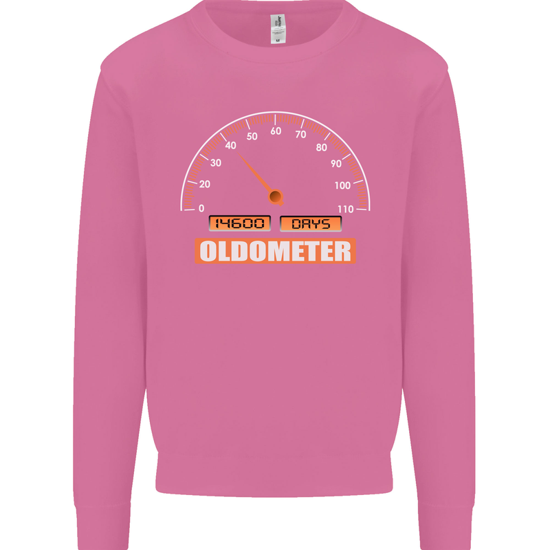 40th Birthday 40 Year Old Ageometer Funny Mens Sweatshirt Jumper Azalea