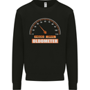 40th Birthday 40 Year Old Ageometer Funny Mens Sweatshirt Jumper Black