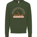 40th Birthday 40 Year Old Ageometer Funny Mens Sweatshirt Jumper Forest Green