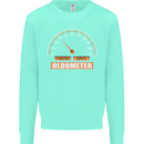 40th Birthday 40 Year Old Ageometer Funny Mens Sweatshirt Jumper Peppermint