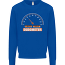 40th Birthday 40 Year Old Ageometer Funny Mens Sweatshirt Jumper Royal Blue