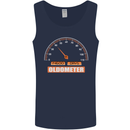 40th Birthday 40 Year Old Ageometer Funny Mens Vest Tank Top Navy Blue