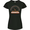 40th Birthday 40 Year Old Ageometer Funny Womens Petite Cut T-Shirt Black