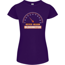 40th Birthday 40 Year Old Ageometer Funny Womens Petite Cut T-Shirt Purple