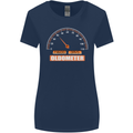 40th Birthday 40 Year Old Ageometer Funny Womens Wider Cut T-Shirt Navy Blue