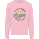40th Birthday 40 Year Old Awesome Looks Like Mens Sweatshirt Jumper Light Pink