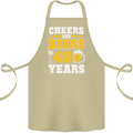 40th Birthday 40 Year Old Funny Alcohol Cotton Apron 100% Organic Khaki