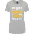 40th Birthday 40 Year Old Funny Alcohol Womens Wider Cut T-Shirt Sports Grey