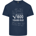 40th Birthday 40 Year Old Geek Funny Maths Mens Cotton T-Shirt Tee Top Navy Blue