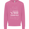 40th Birthday 40 Year Old Geek Funny Maths Mens Sweatshirt Jumper Azalea