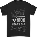 40th Birthday 40 Year Old Geek Funny Maths Mens T-Shirt 100% Cotton Black