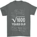 40th Birthday 40 Year Old Geek Funny Maths Mens T-Shirt 100% Cotton Charcoal