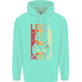 40th Birthday 40 Year Old Level Up Gamming Mens 80% Cotton Hoodie Peppermint