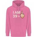 40th Birthday Funny Offensive 40 Year Old Mens 80% Cotton Hoodie Azelea