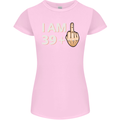 40th Birthday Funny Offensive 40 Year Old Womens Petite Cut T-Shirt Light Pink